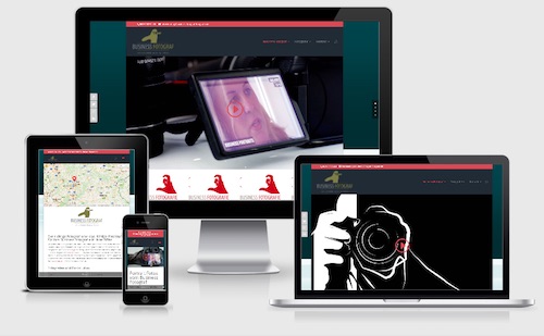 Multimediale Homepage – Der Business Fotograf