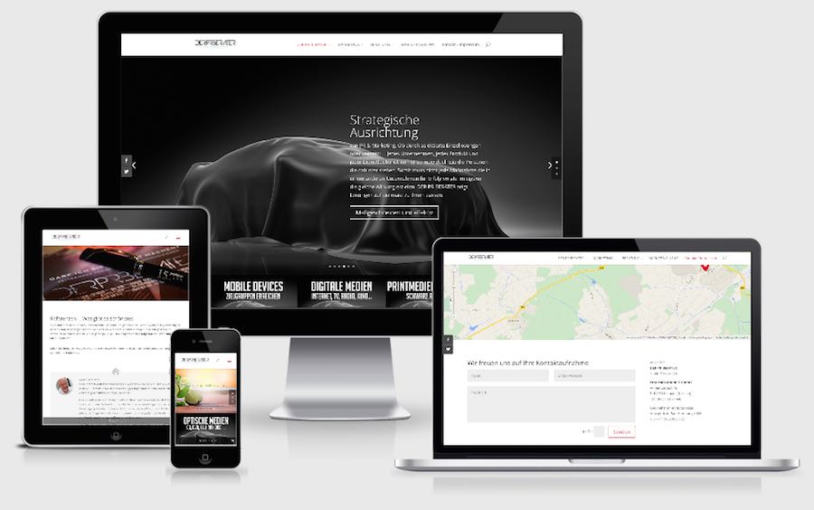 Homepage Webdesign für Unternehmensberatung